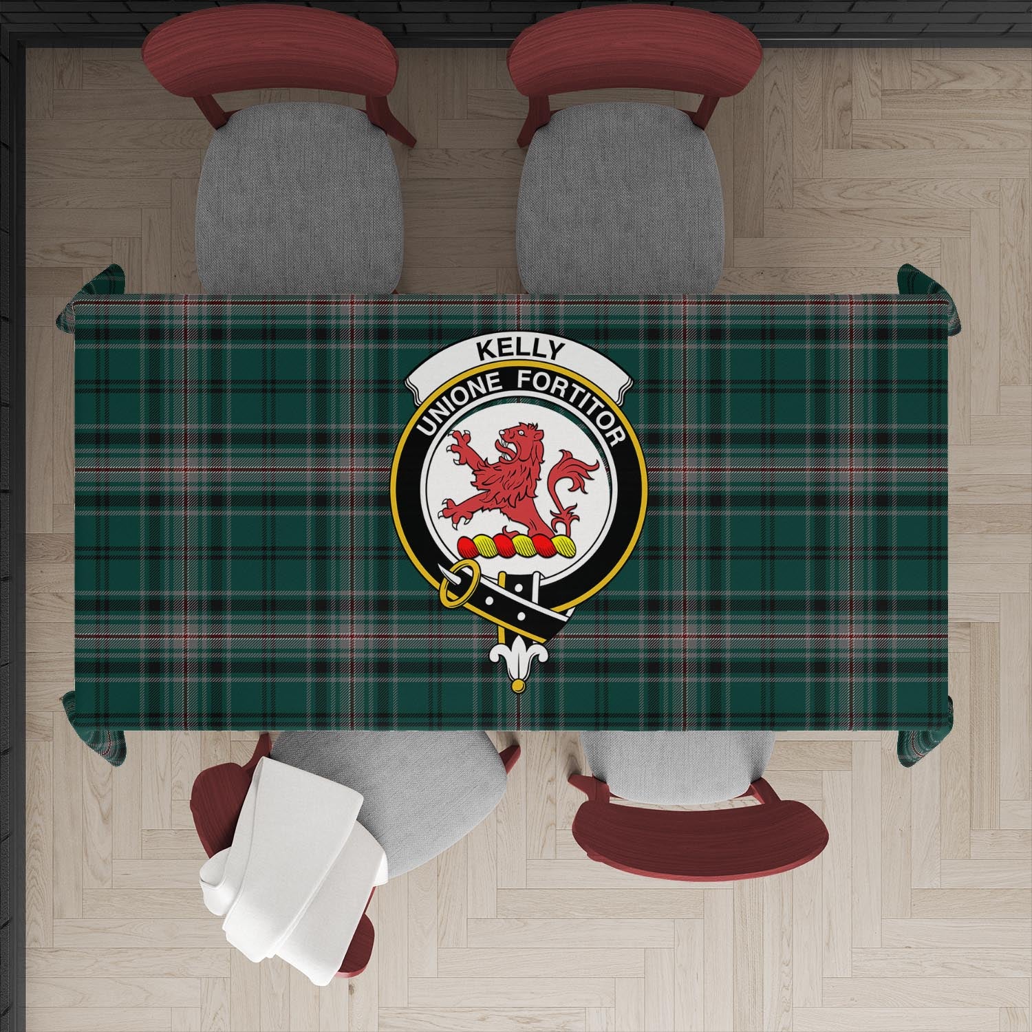 kelly-of-sleat-hunting-tatan-tablecloth-with-family-crest