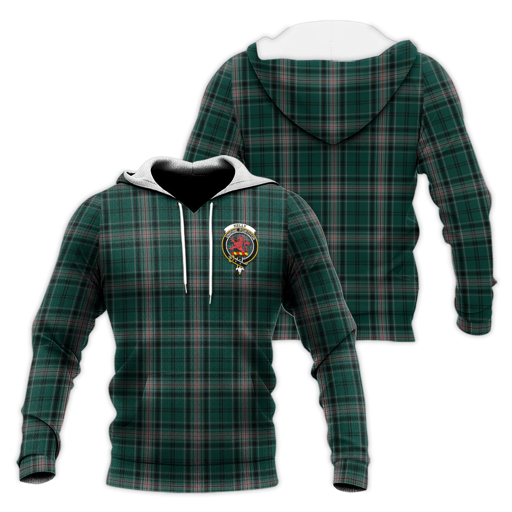 kelly-of-sleat-hunting-tartan-knitted-hoodie-with-family-crest