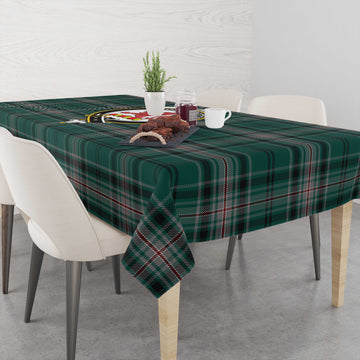 Kelly of Sleat Hunting Tatan Tablecloth with Family Crest