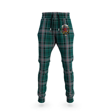 Kelly of Sleat Hunting Tartan Joggers Pants with Family Crest