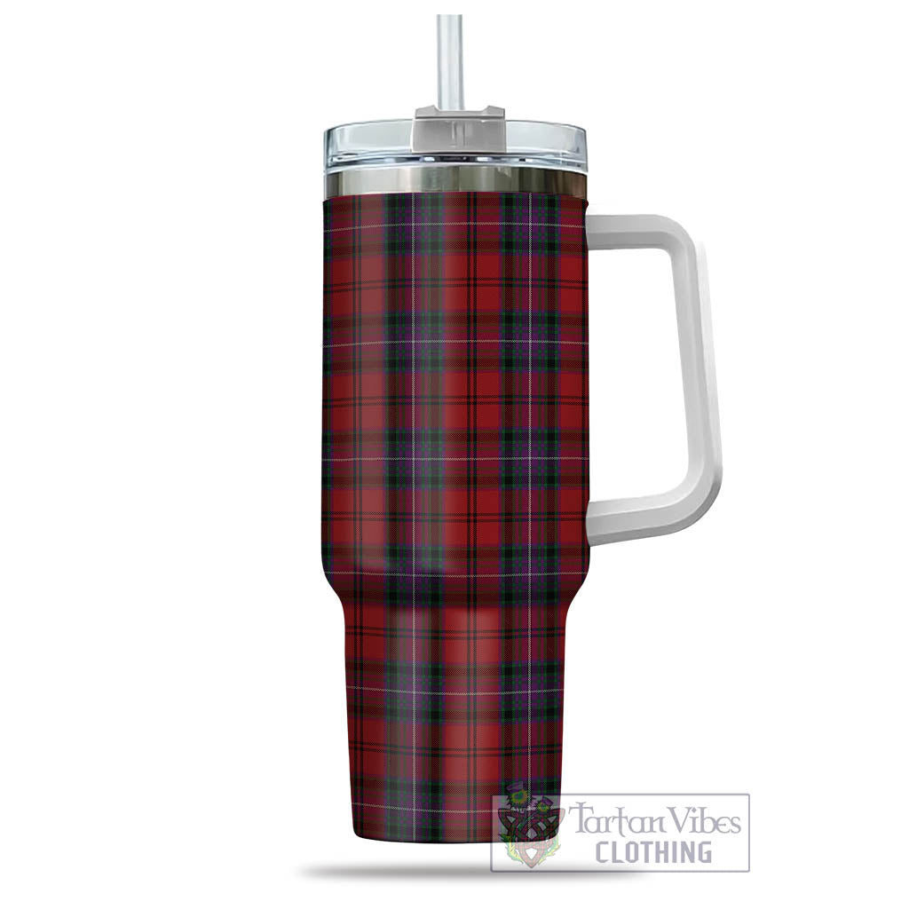 Tartan Vibes Clothing Kelly of Sleat Red Tartan Tumbler with Handle