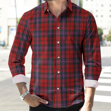 Kelly of Sleat Red Tartan Long Sleeve Button Up Shirt