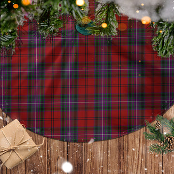 Kelly of Sleat Red Tartan Christmas Tree Skirt