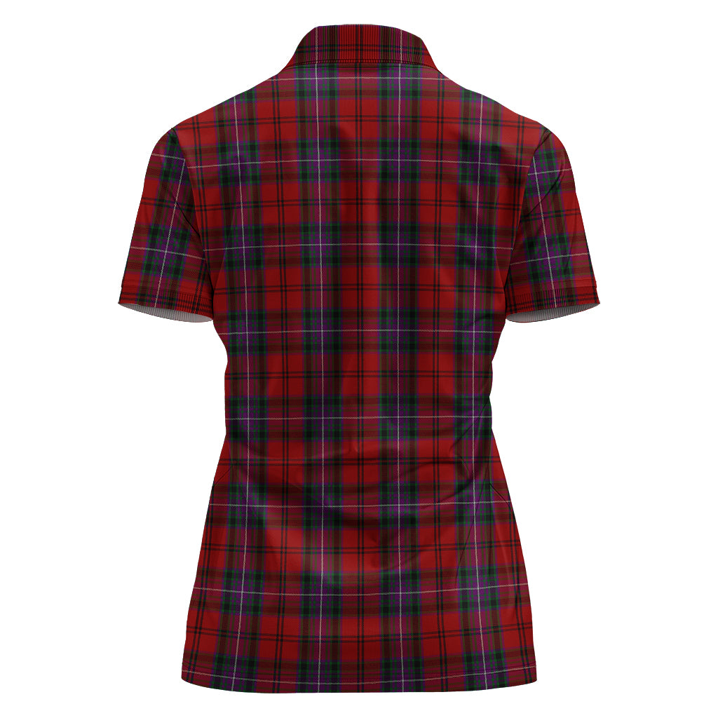 kelly-of-sleat-red-tartan-polo-shirt-for-women