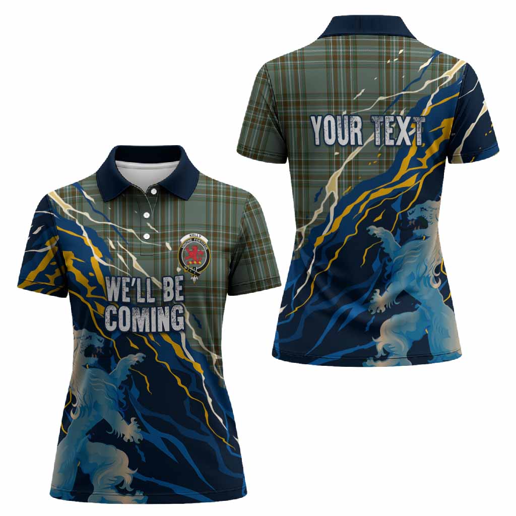 Kelly Scotland Tartan Women Polo Shirt WC2026 Football - We'll Be Coming