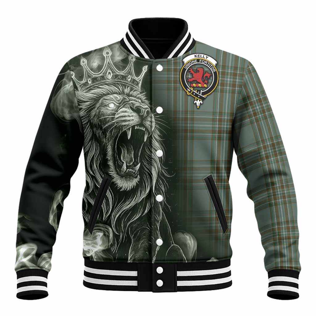 Kelly Tartan Baseball Jacket Roaring Lion Heritage