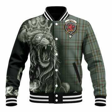 Kelly Tartan Baseball Jacket Roaring Lion Heritage