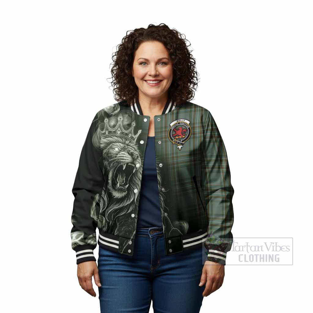 Kelly Tartan Baseball Jacket Roaring Lion Heritage