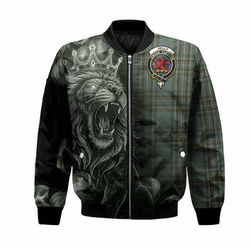 Kelly Tartan Bomber Jacket Roaring Lion Heritage