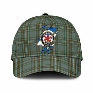 Kelly Tartan Classic Cap with Family Crest In Me Style