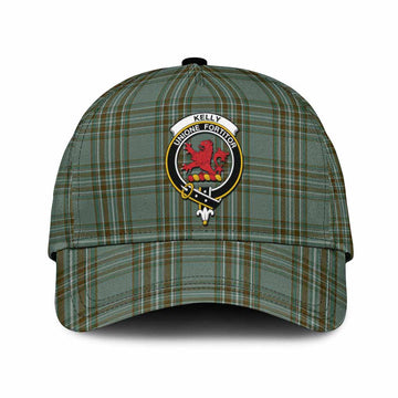 Kelly Tartan Classic Cap with Family Crest