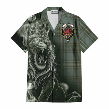 Kelly Tartan Cotton Hawaiian Shirt Roaring Lion Heritage