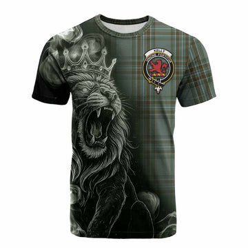 Kelly Tartan Cotton T-shirt Roaring Lion Heritage