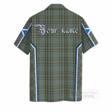 Kelly Tartan Crest Hawaiian Shirt Scotland Coat of Arm Flag Style - Tartan Vibes Clothing