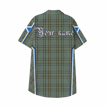 Kelly Tartan Crest Kid Hawaiian Shirt Scotland Coat of Arm Flag Style - Tartan Vibes Clothing