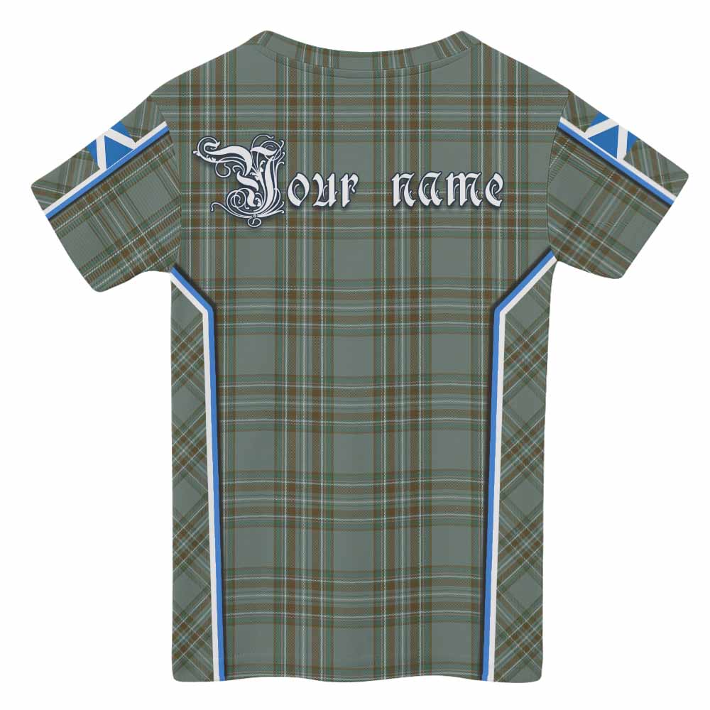 Kelly Tartan Crest Kid T-shirt Scotland Coat of Arm Flag Style - Tartan Vibes Clothing