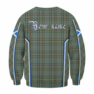 Kelly Tartan Crest Sweatshirt Scotland Coat of Arm Flag Style - Tartan Vibes Clothing