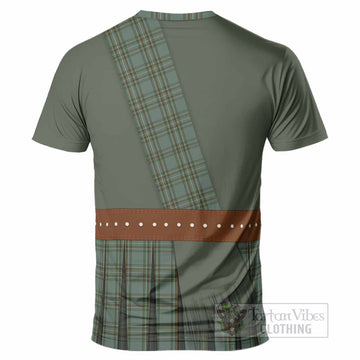 Kelly Tartan Crest T-Shirt Kilt Costume Style