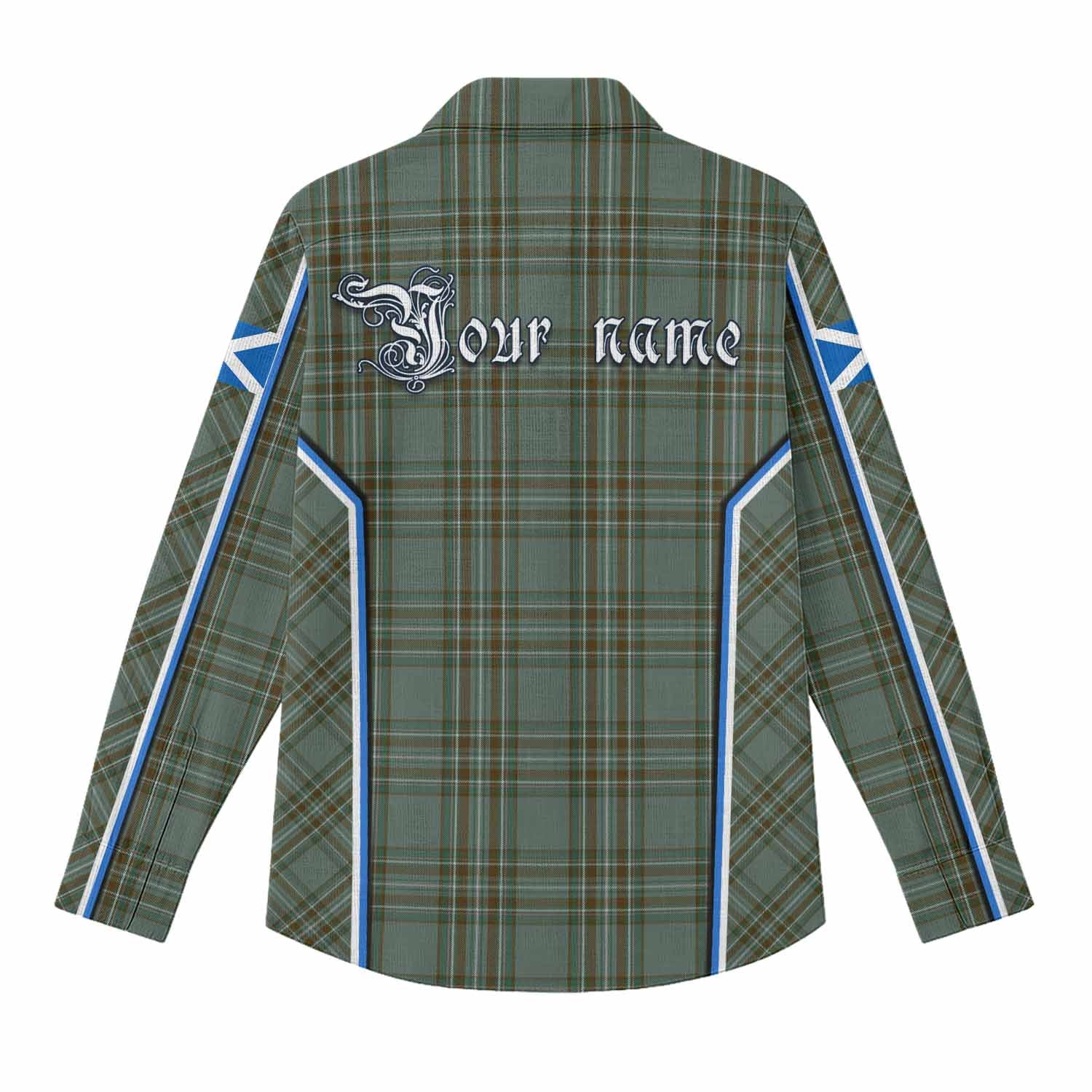 Kelly Tartan Crest Women Casual Shirt Scotland Coat of Arm Flag Style - Tartan Vibes Clothing