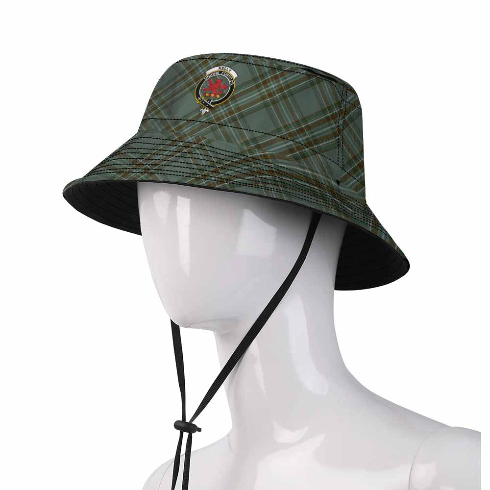 Kelly Tartan Fishing Hat with Family Crest