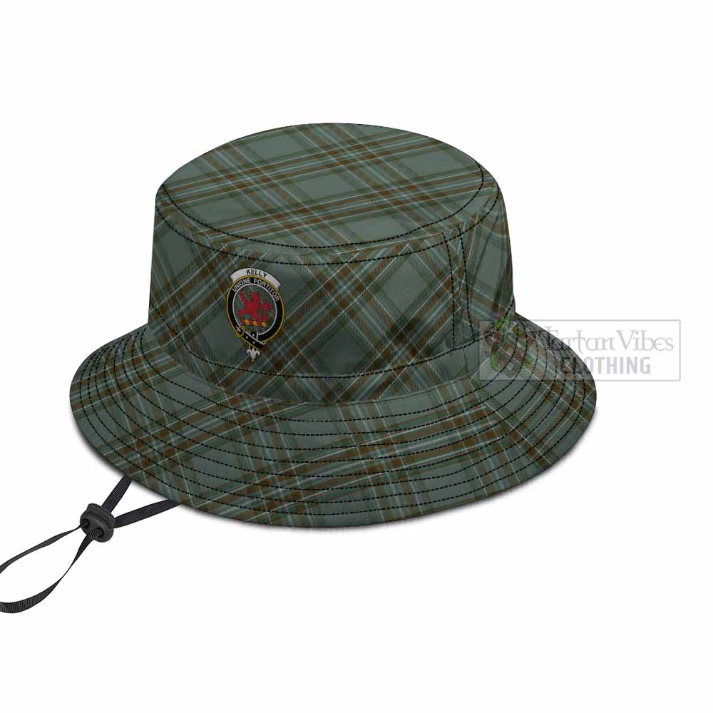 Kelly Tartan Fishing Hat with Family Crest