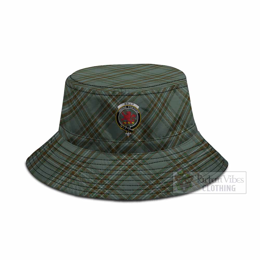 Kelly Tartan Fishing Hat with Family Crest