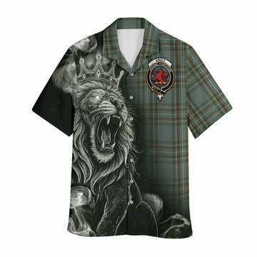 Kelly Tartan Hawaiian Shirt Roaring Lion Heritage