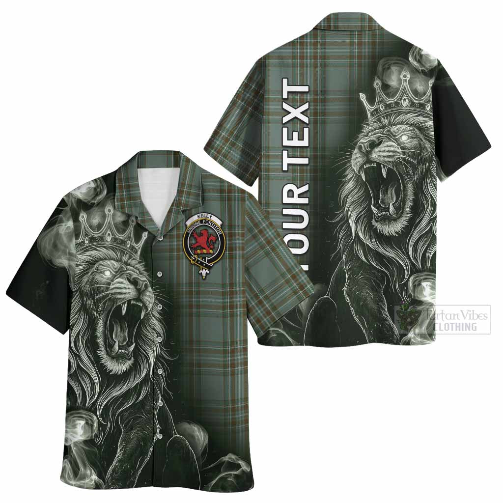 Kelly Tartan Hawaiian Shirt Roaring Lion Heritage