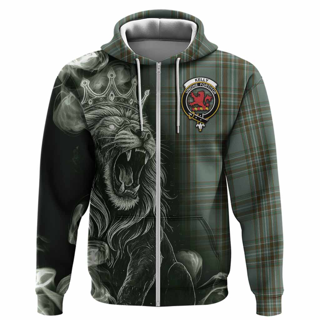 Kelly Tartan Hoodie Roaring Lion Heritage