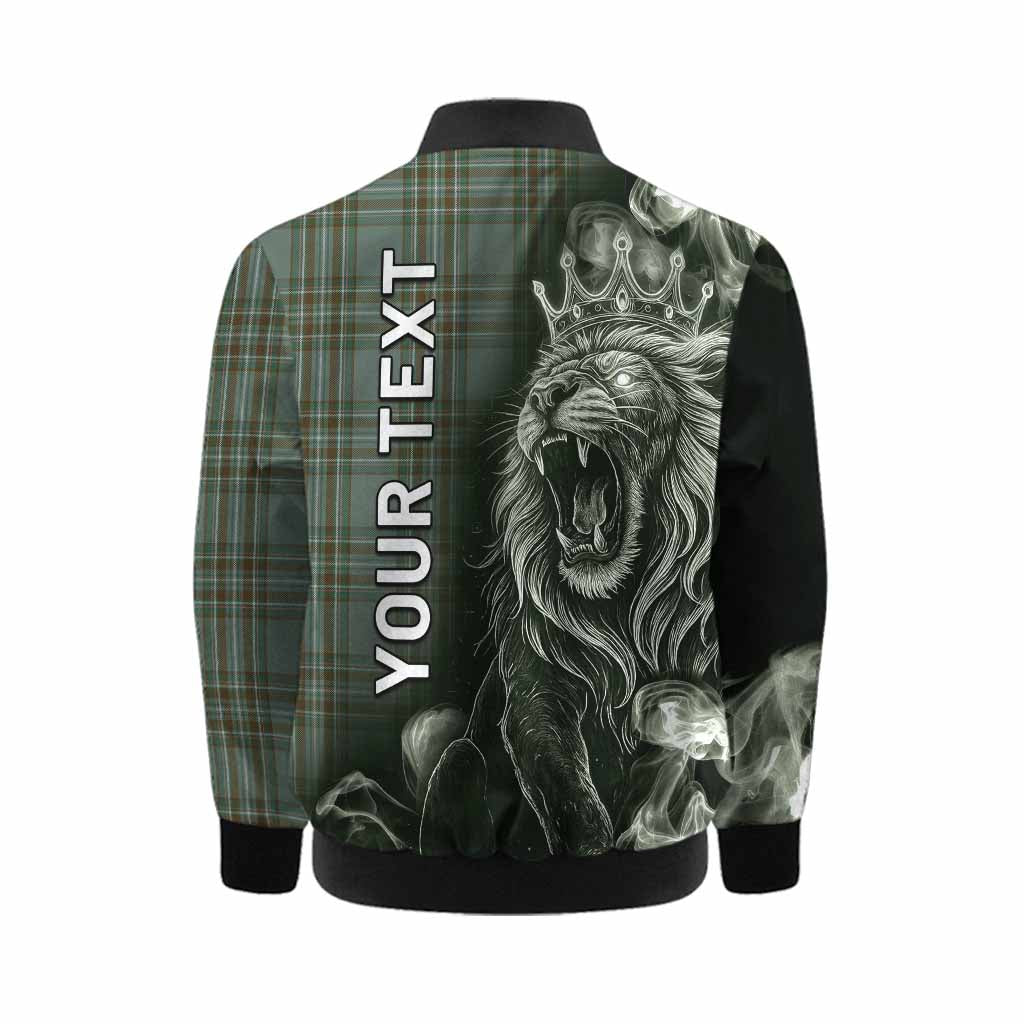 Kelly Tartan Kid Bomber Jacket Roaring Lion Heritage