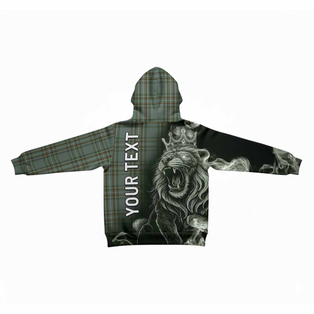 Kelly Tartan Kid Hoodie Roaring Lion Heritage
