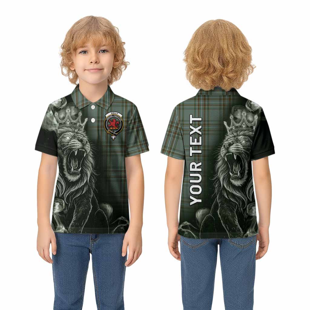 Kelly Tartan Kid Polo Shirt Roaring Lion Heritage