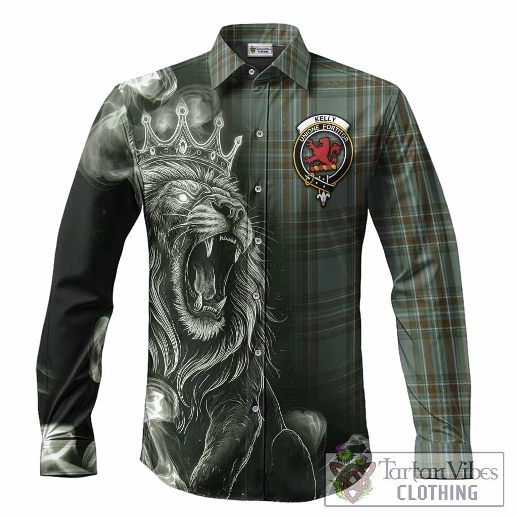 Kelly Tartan Long Sleeve Button Shirts Roaring Lion Heritage