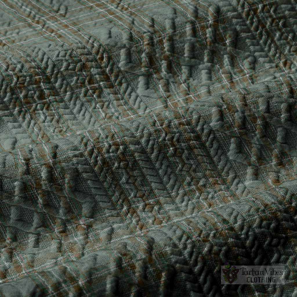 Kelly Tartan Men’s Polo Sweater Top with Family Crest