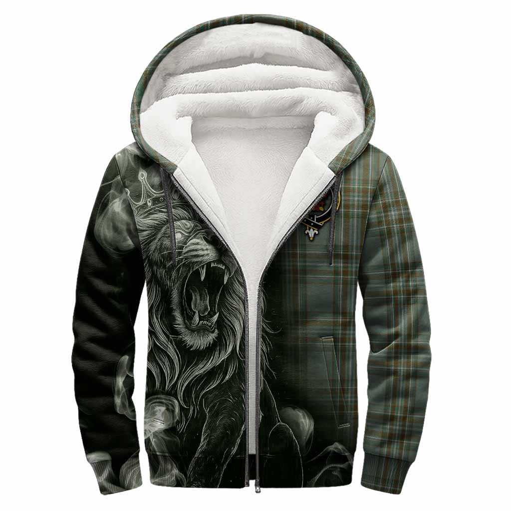 Kelly Tartan Sherpa Hoodie Roaring Lion Heritage