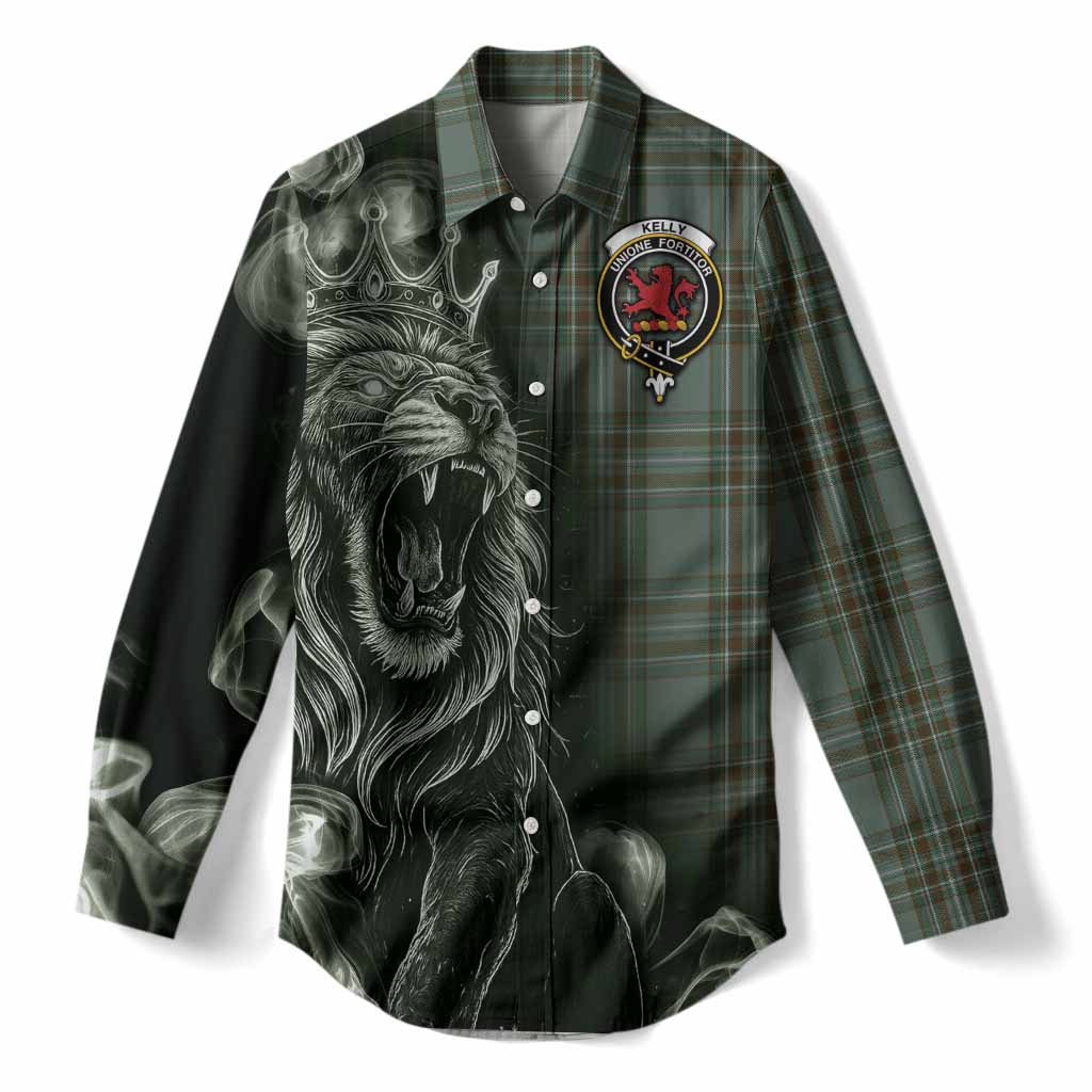 Kelly Tartan Women Casual Shirt Roaring Lion Heritage