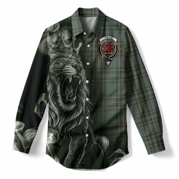 Kelly Tartan Women Casual Shirt Roaring Lion Heritage