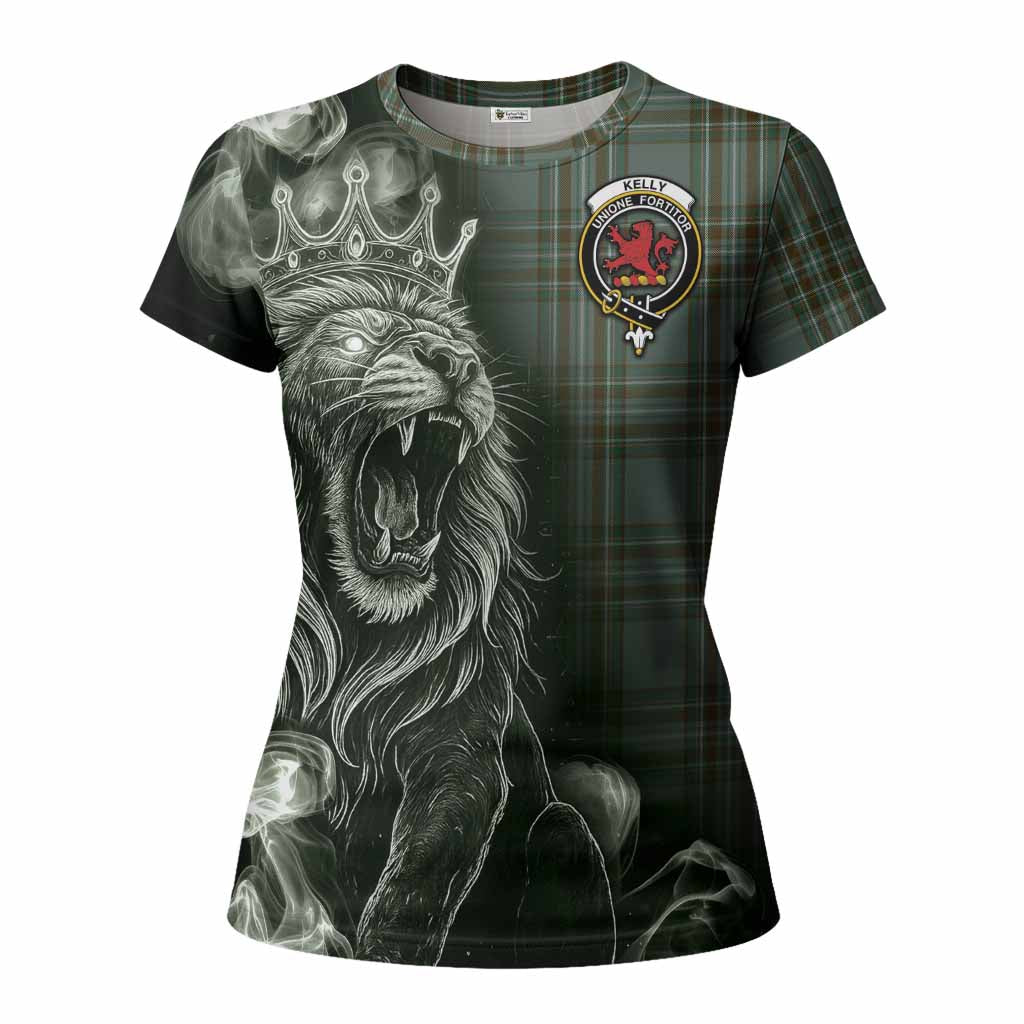 Kelly Tartan Women T shirt Roaring Lion Heritage