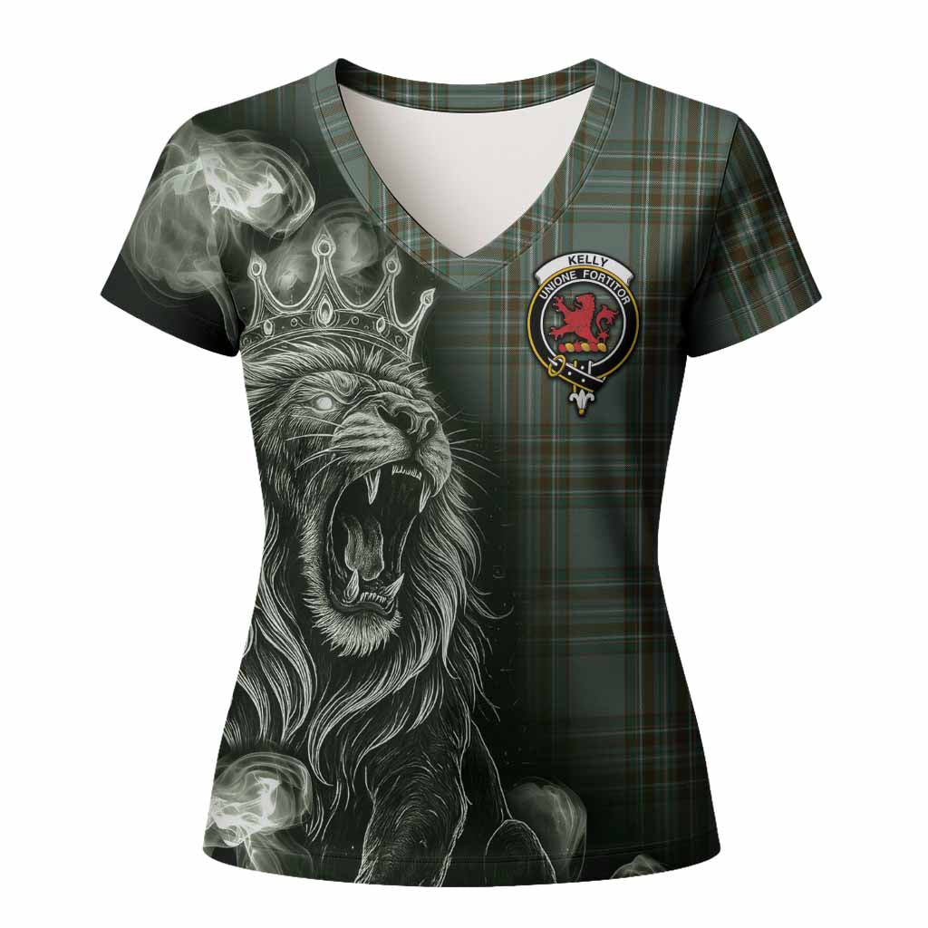 Kelly Tartan Women T shirt Roaring Lion Heritage