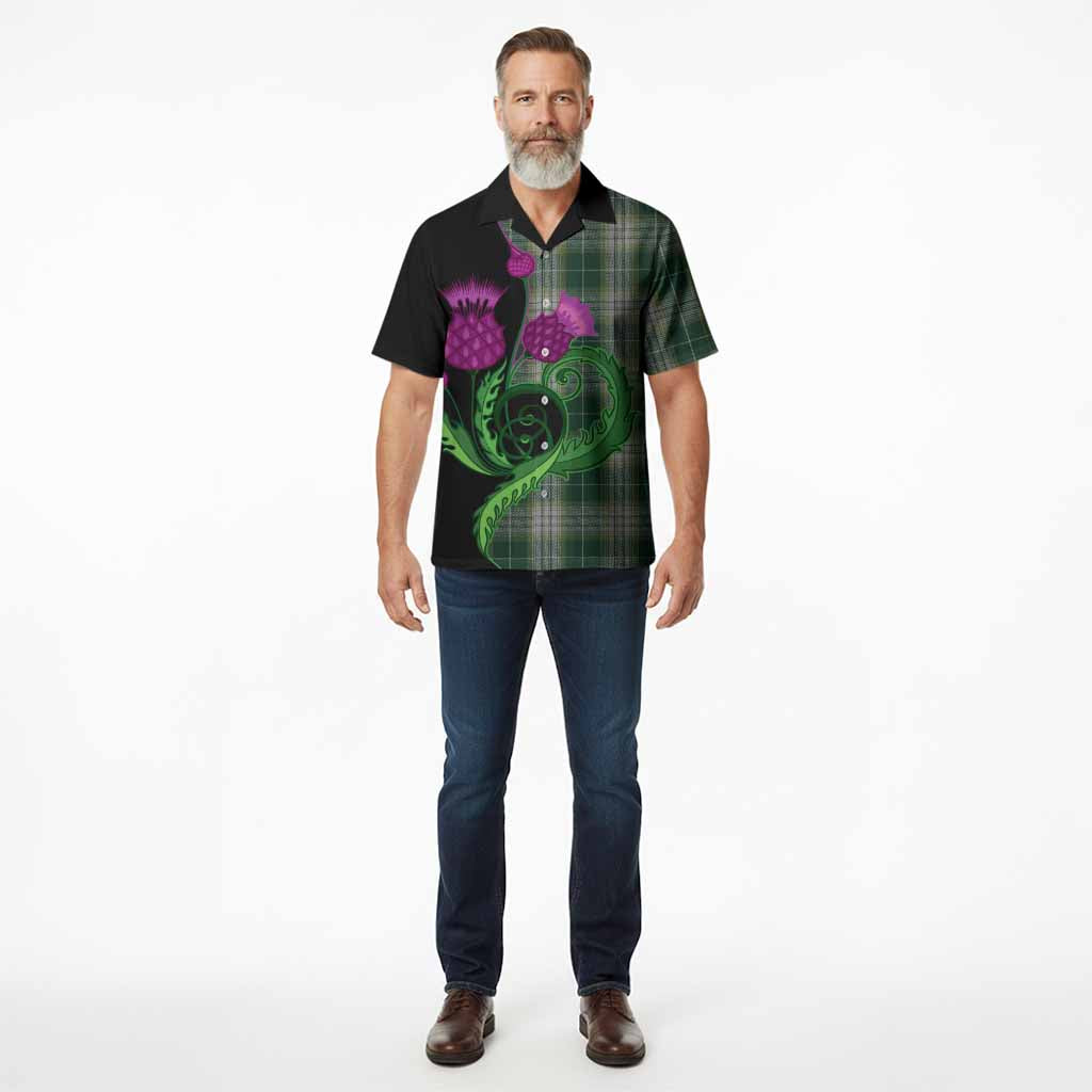 Kelso Tartan Hawaiian Shirt Traditional Scottish Thistle