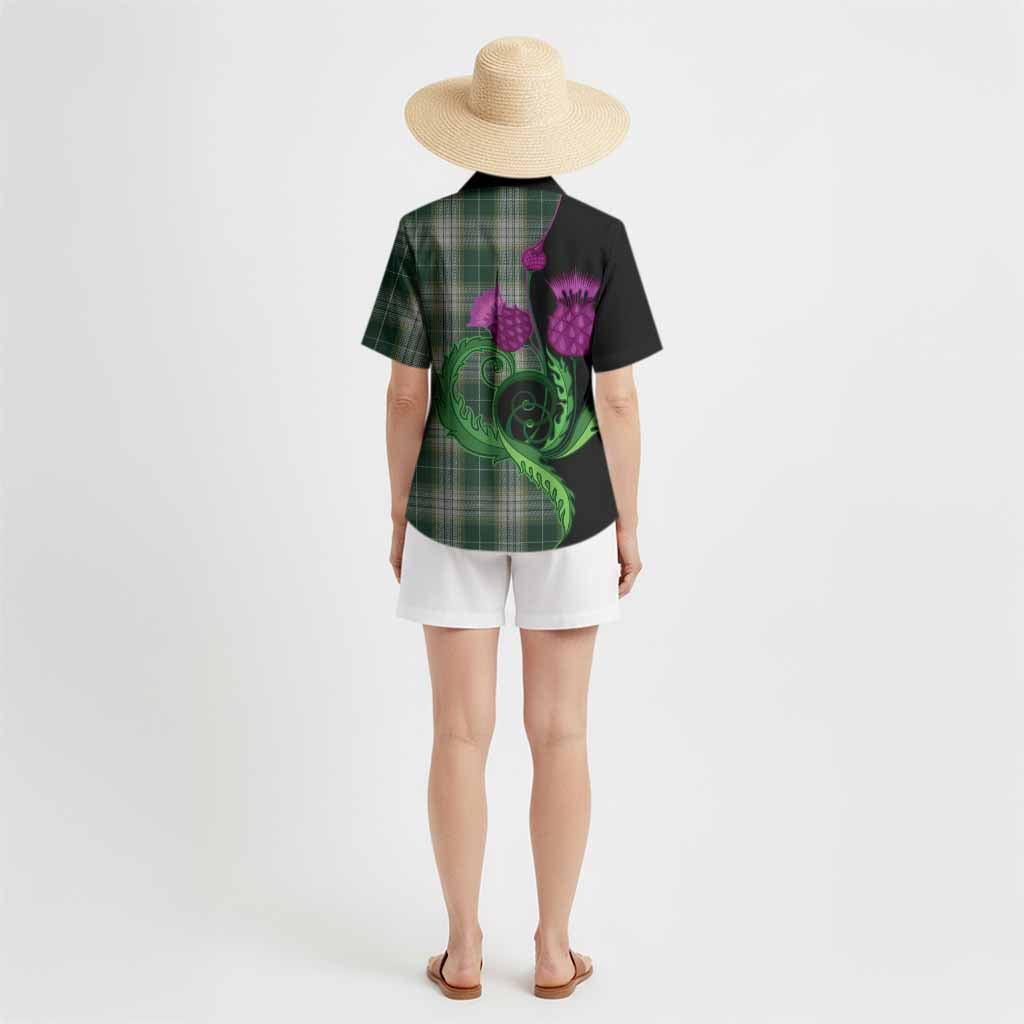 Kelso Tartan Hawaiian Shirt Traditional Scottish Thistle