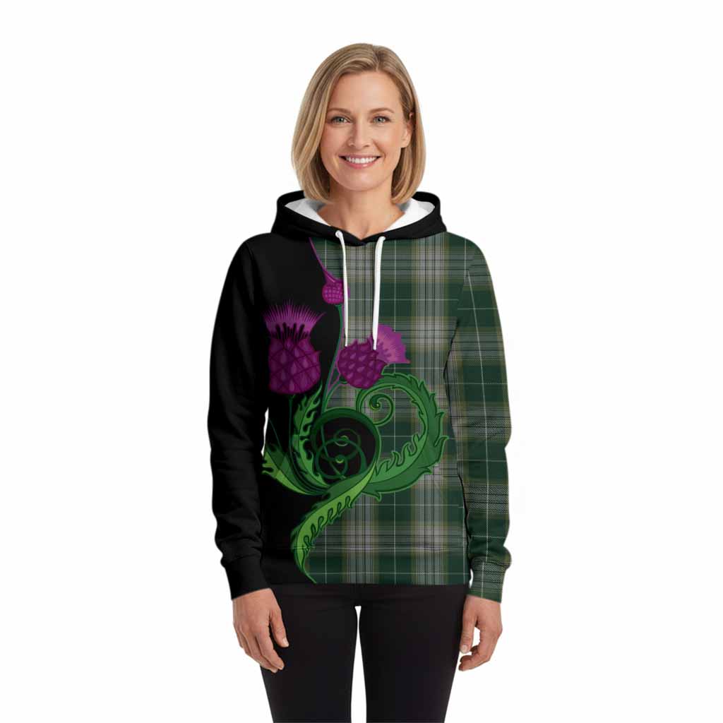Kelso Tartan Hoodie Traditional Scottish Thistle