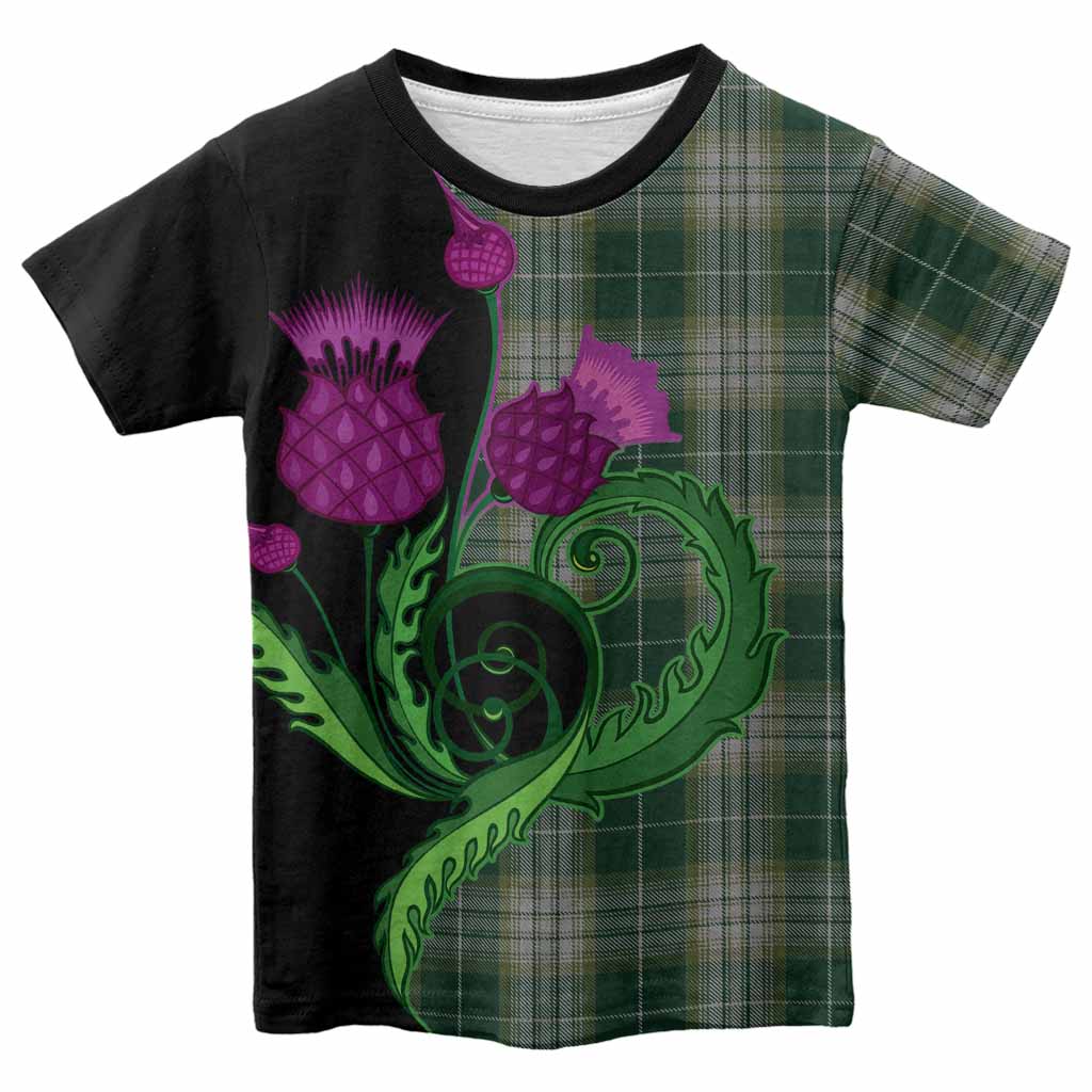 Kelso Tartan Kid T-shirt Traditional Scottish Thistle