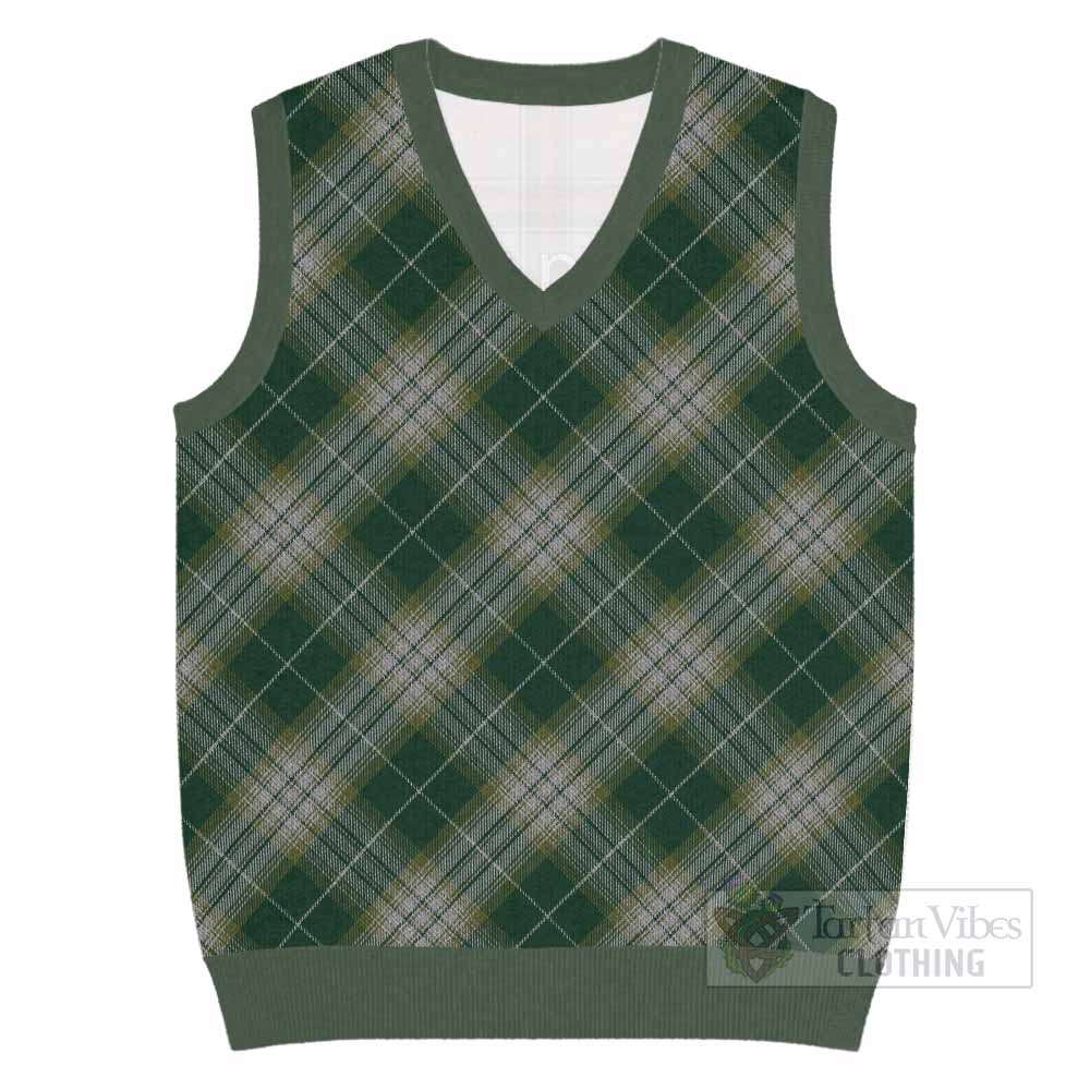 Kelso Tartan  Knitted V-Neck Vest Cross Style