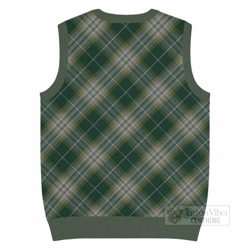Kelso Tartan  Knitted V-Neck Vest Cross Style