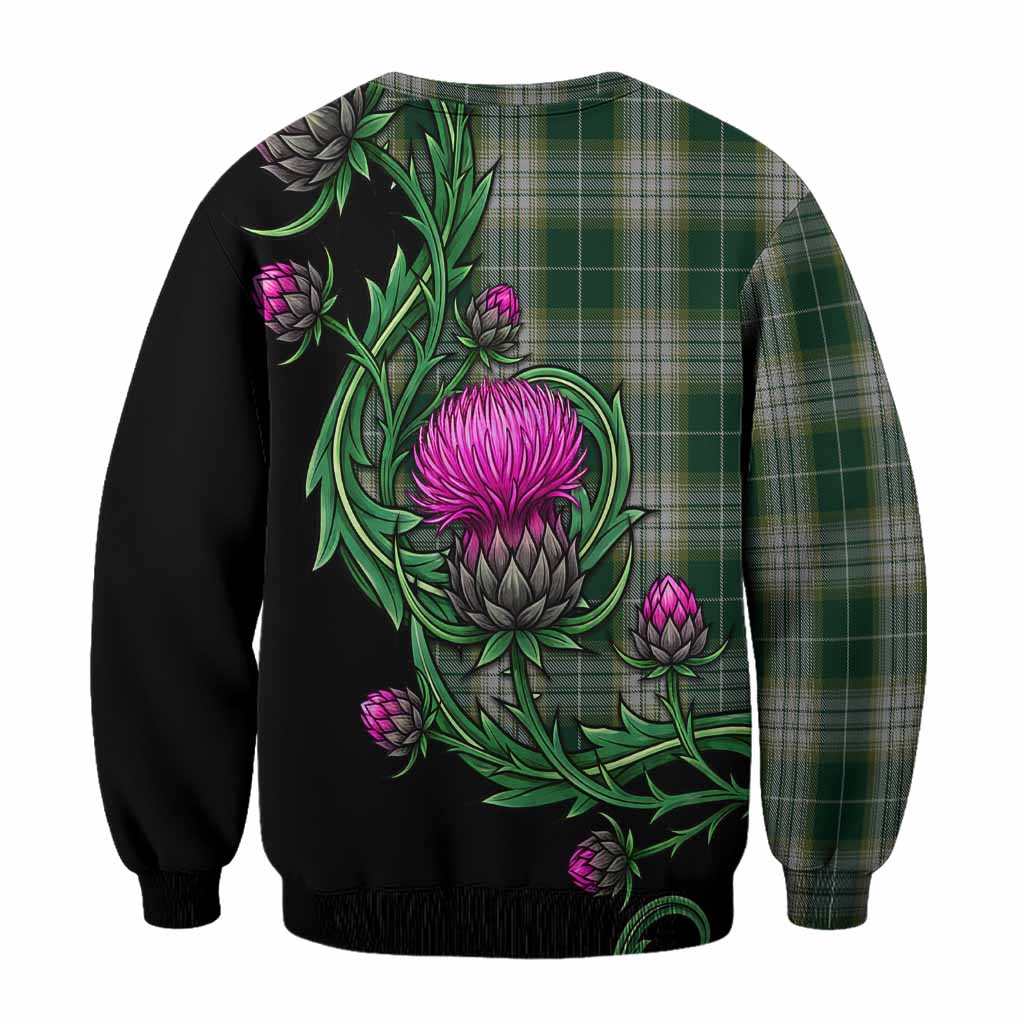 Kelso Tartan Sweatshirt Resilient Scottish Thistle - Tartan Vibes Clothing