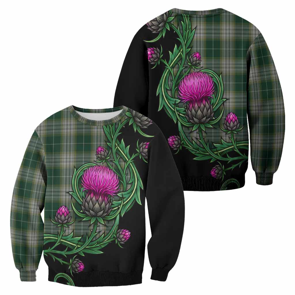 Kelso Tartan Sweatshirt Resilient Scottish Thistle - Tartan Vibes Clothing