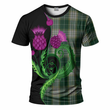 Kelso Tartan T-Shirt Traditional Scottish Thistle