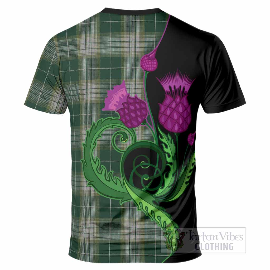 Kelso Tartan T-Shirt Traditional Scottish Thistle