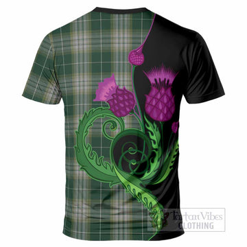 Kelso Tartan T-Shirt Traditional Scottish Thistle